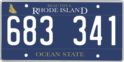 RI license plate 683341