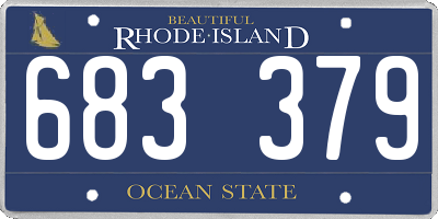 RI license plate 683379