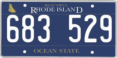 RI license plate 683529