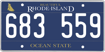 RI license plate 683559