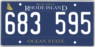 RI license plate 683595