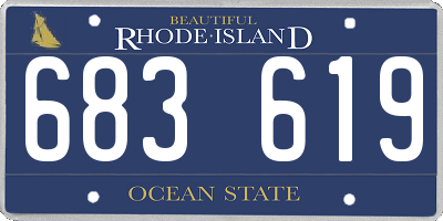 RI license plate 683619