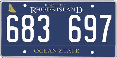 RI license plate 683697