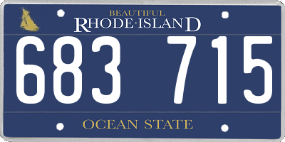 RI license plate 683715
