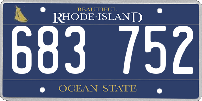 RI license plate 683752
