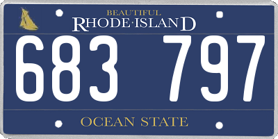 RI license plate 683797