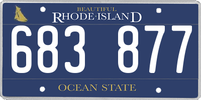 RI license plate 683877