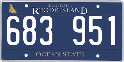 RI license plate 683951