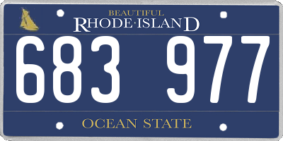 RI license plate 683977