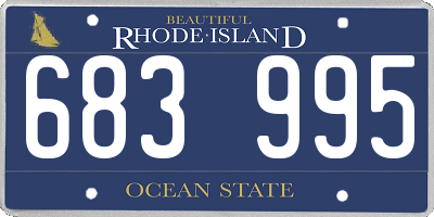 RI license plate 683995