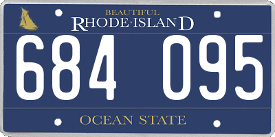 RI license plate 684095