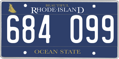 RI license plate 684099