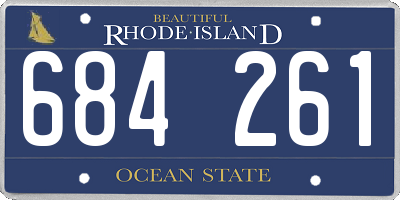 RI license plate 684261
