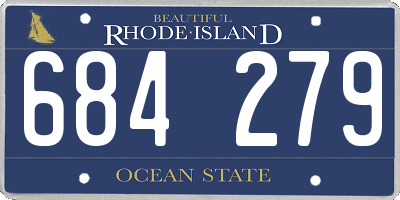 RI license plate 684279