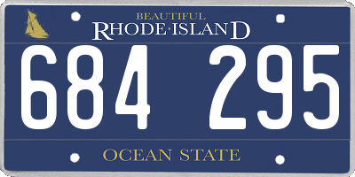 RI license plate 684295