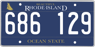 RI license plate 686129