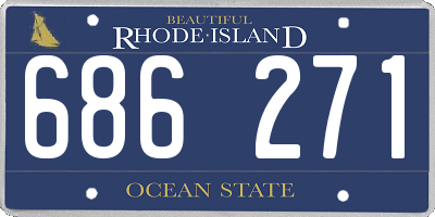 RI license plate 686271