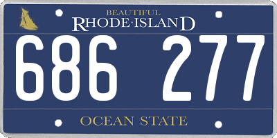 RI license plate 686277