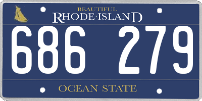 RI license plate 686279