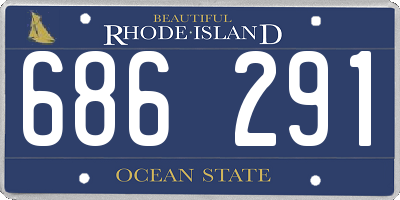 RI license plate 686291