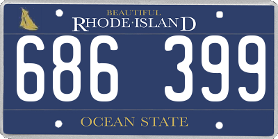 RI license plate 686399