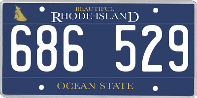 RI license plate 686529