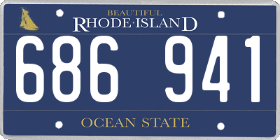 RI license plate 686941
