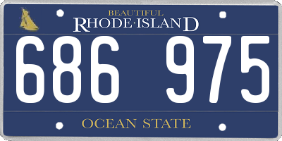 RI license plate 686975