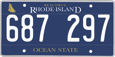 RI license plate 687297