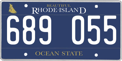 RI license plate 689055