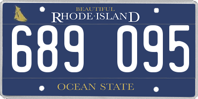 RI license plate 689095