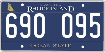 RI license plate 690095