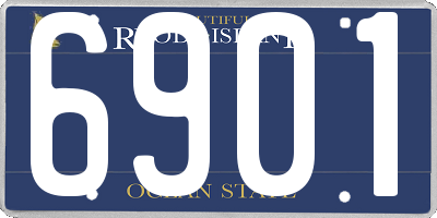 RI license plate 6901