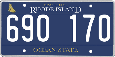 RI license plate 690170