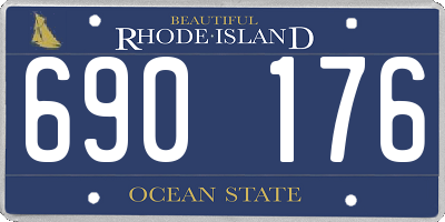 RI license plate 690176