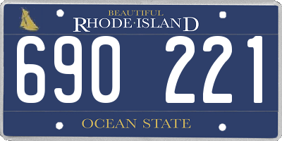 RI license plate 690221