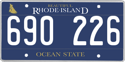 RI license plate 690226