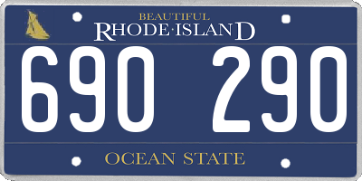 RI license plate 690290