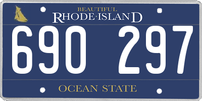 RI license plate 690297