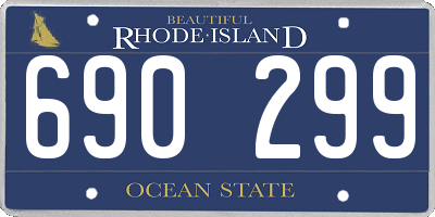 RI license plate 690299