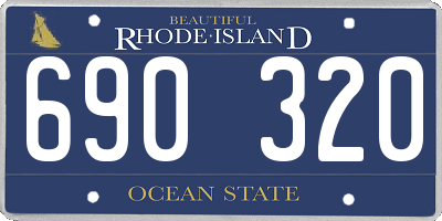 RI license plate 690320