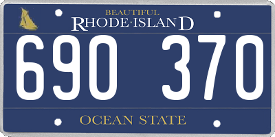 RI license plate 690370
