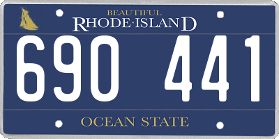 RI license plate 690441
