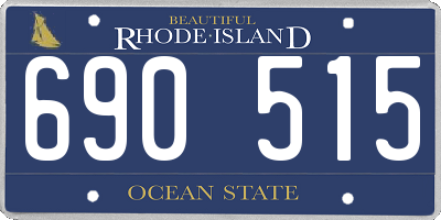 RI license plate 690515