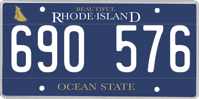 RI license plate 690576