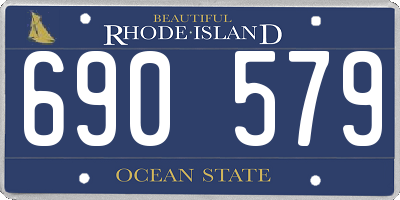 RI license plate 690579