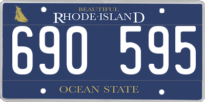 RI license plate 690595