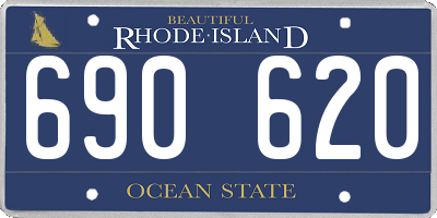 RI license plate 690620