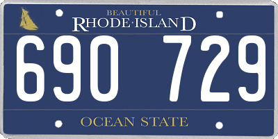 RI license plate 690729