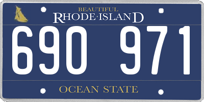 RI license plate 690971